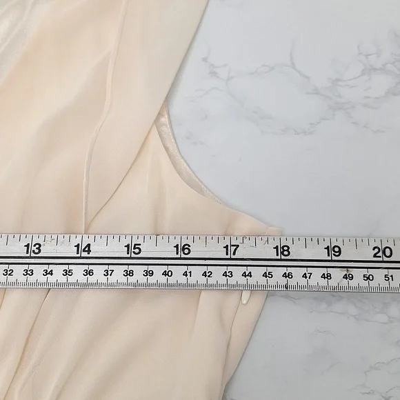 Liz Claiborne Tulip Dress Off White and Navy Blue Size 10 - Picture 13 of 16